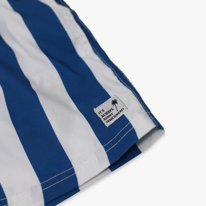 Blue Stripes Swim Short - Kids