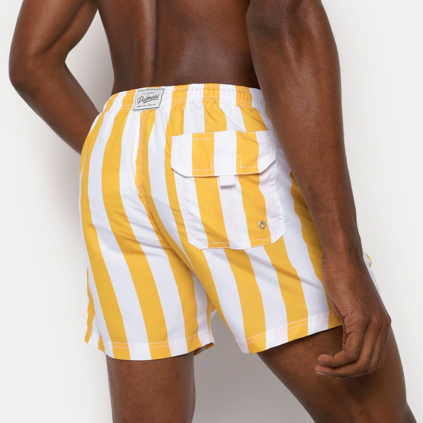 Yellow Stripes Swim Short