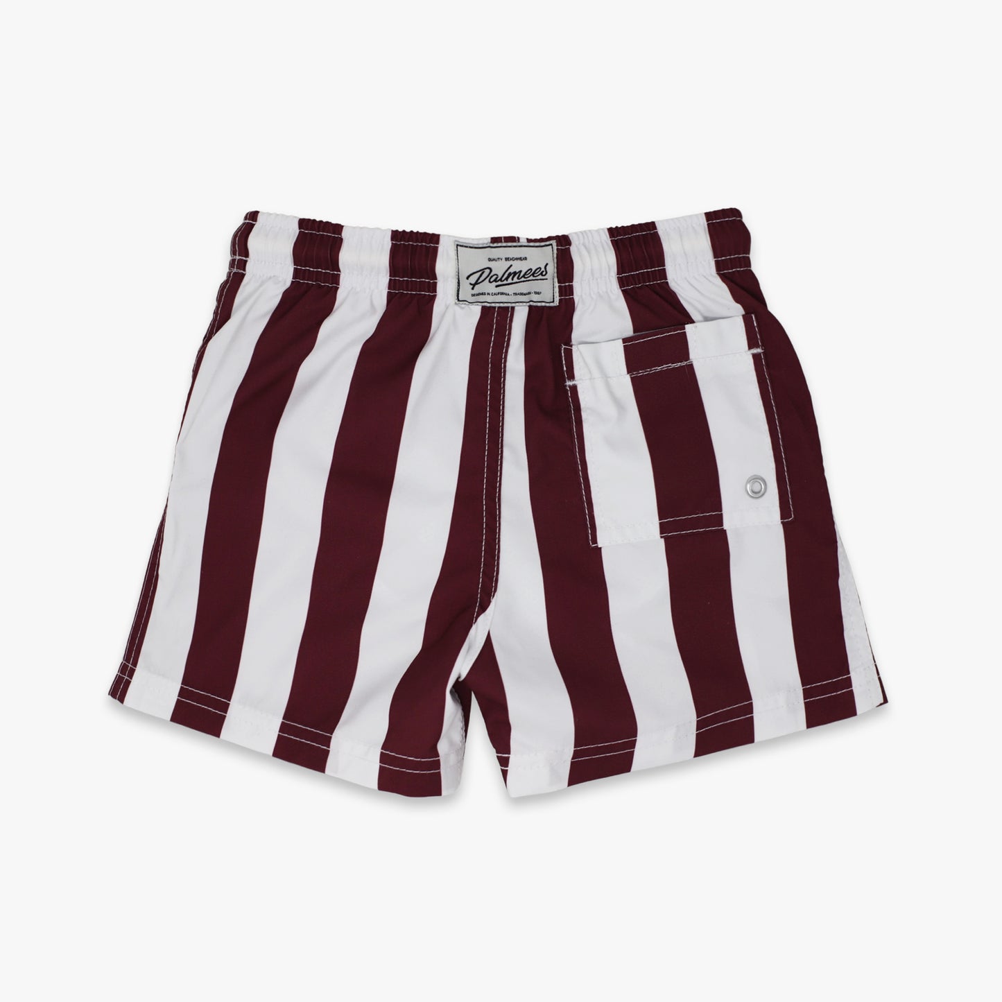 Red Stripes Swim Short - Kids