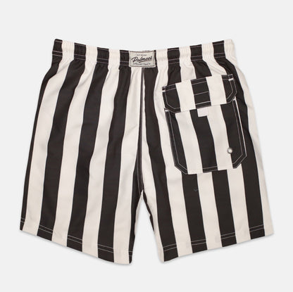 Black Stripes Swim Short