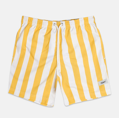 Yellow Stripes Swim Short